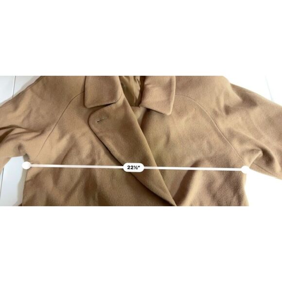 Donny Brooks 100% wool belted double-breasted coat. Size 8. - Picture 7 of 10